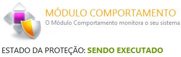 Módulo comportamento Módulo comportamento
