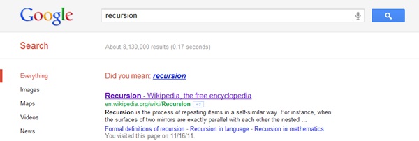15 easter eggs divertidos do Google
