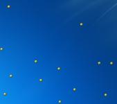 Bolas de t�nis podem flutuar pelo desktop.