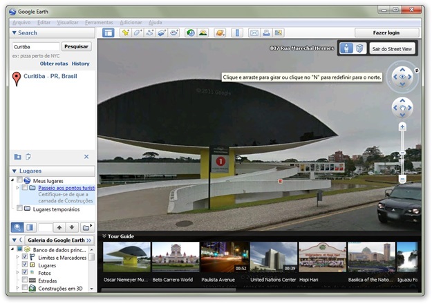 Visualizando com o Street View