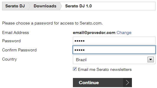 Insira suas informações Insira suas informações