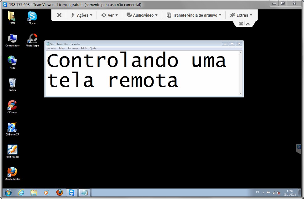 Telas remotas Telas remotas