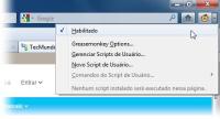 Deixe o Greasemonkey habilitado