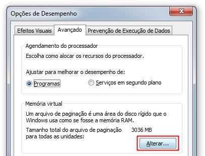 Windows 7: como aumentar a memória virtual
