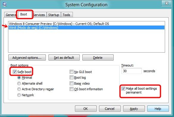 Windows 8: como iniciar o sistema em modo de segurança