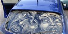 13 fotos de desenhos incríveis feitos em carros sujos