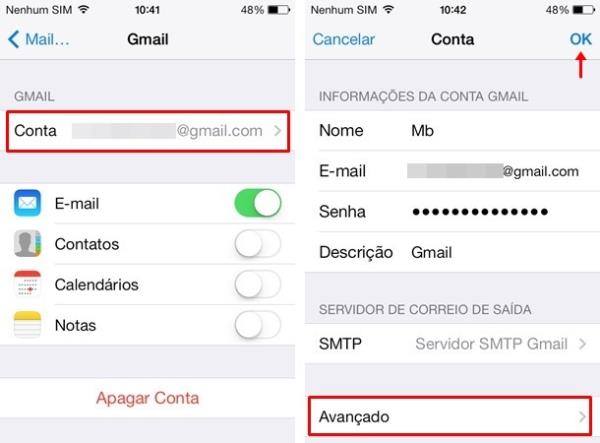 iOS 7: como deletar mensagens do Gmail