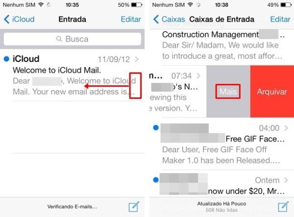 iOS 7: como deletar mensagens do Gmail