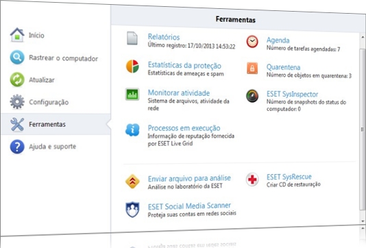 Várias ferramentas para proteger o seu PC Várias ferramentas para proteger o seu PC