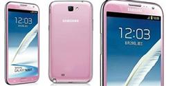 Samsung Galaxy Note 2 agora est� dispon�vel em cor-de-rosa