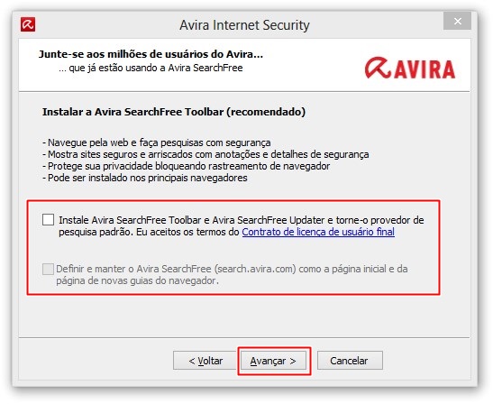 Extras na instalação Extras na instalação