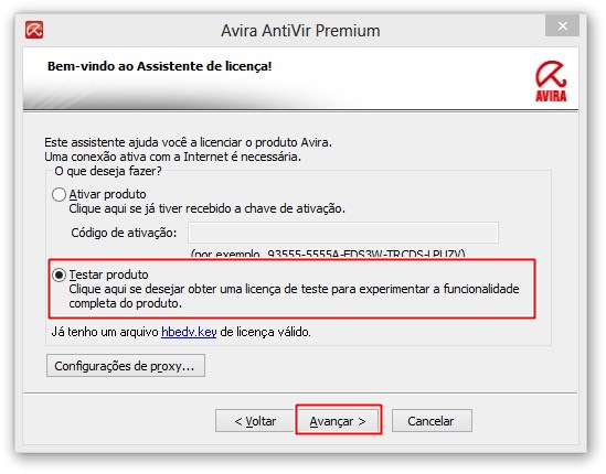 Escolhendo a licença Escolhendo a licença
