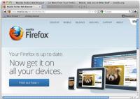 A cara do Firefox 19.0 para o Mac