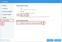 Ative a seguran�a do Avira tamb�m.