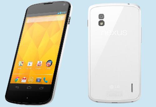LG oficializa o lançamento do Nexus 4 branco