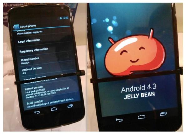 Android 4.3: vazam imagens da suposta atualização