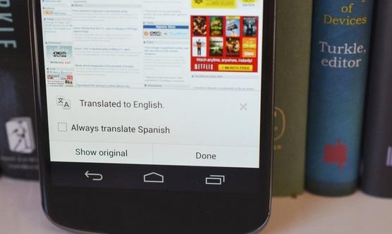 Chrome Beta para Android ganha opção que traduz sites inteiros