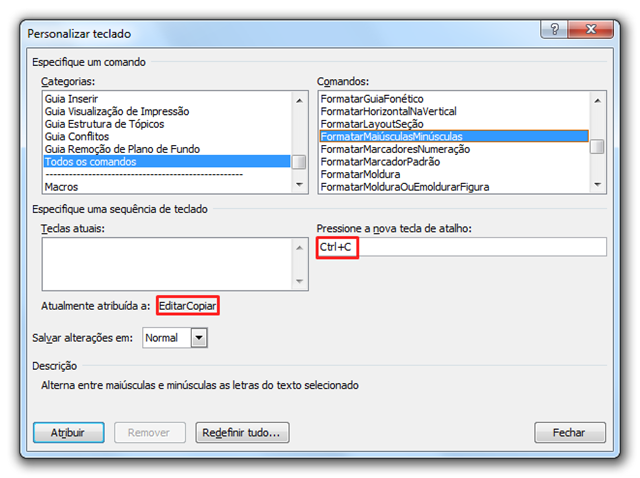 Microsoft Word: Como criar atalhos de teclado personalizados