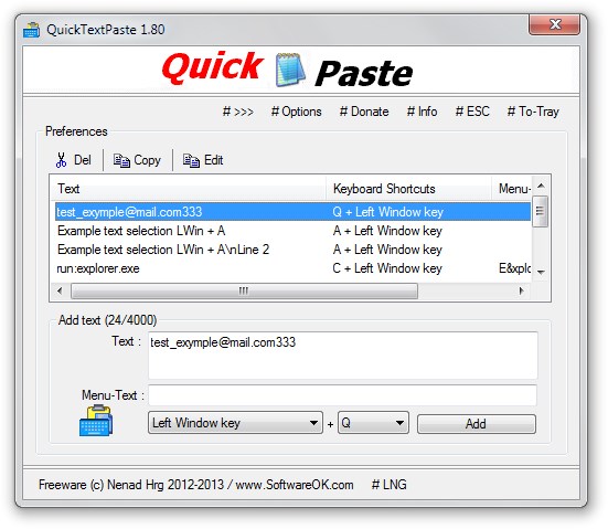 QuickTextPaste 8.71 instal the new for mac