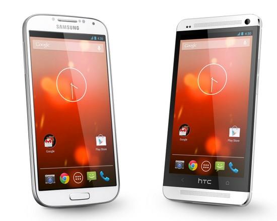Google Play Editions do Galaxy S4 e do HTC One são disponibilizadas nos EUA