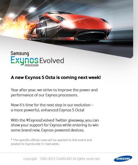 Samsung Exynos 5 Octa-core de 2ª geração será apresentado na próxima semana