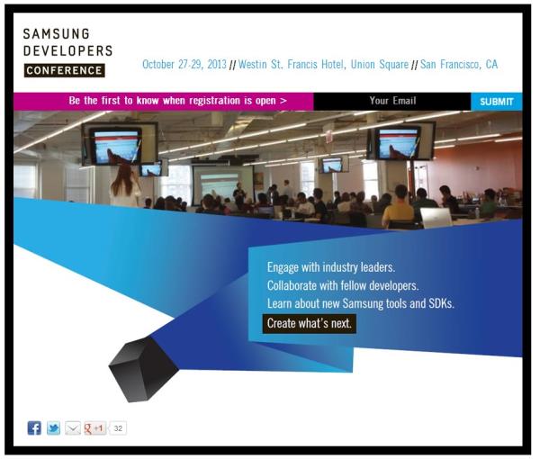Samsung anuncia a sua própria conferência para desenvolvedores