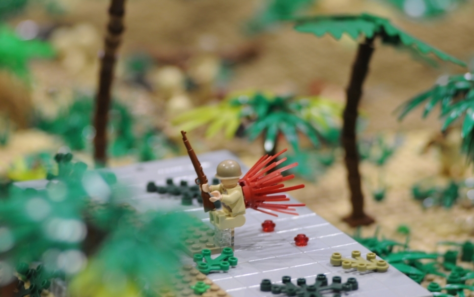 Importante batalha da Segunda Guerra Mundial é recriada com LEGO Importante batalha da Segunda Guerra Mundial é recriada com LEGO