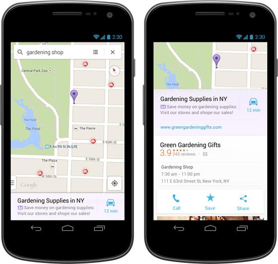 Google começa a mostrar anúncios no Maps para Android e iOS