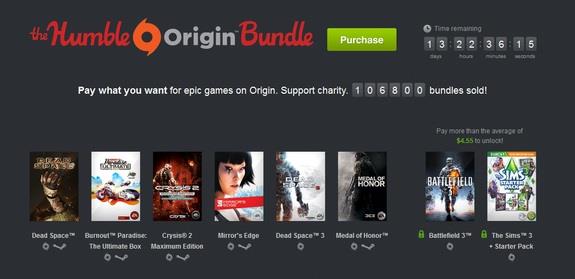 Humble Bundle: pague o quanto quiser por vários games da Electronic Arts