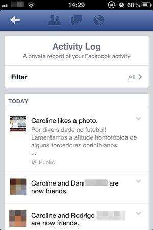 Facebook: como apagar o registro de atividades pelo smartphone