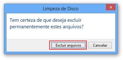 Confirmando a exclusão