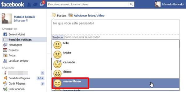 Facebook: como adicionar emoticons ao seu status