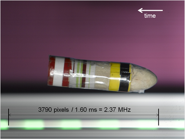 Dispositivo consegue fazer imagens de objeto se movendo em até 12 mil km/h