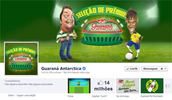 Quais são as marcas com o maior número de fãs na internet no Brasil?