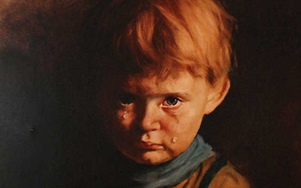 Você conhece a lenda do quadro do "menino chorando"?