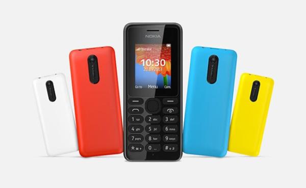 Nokia anuncia dois novos aparelhos de baixo custo: o 108 e o 108 Dual SIM