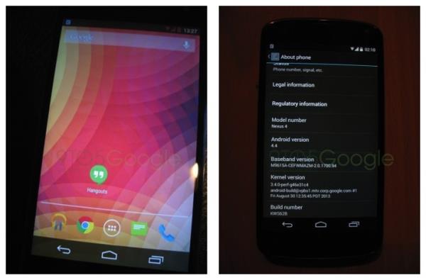 Vazam as primeiras screenshots do Android 4.4 KitKat com visual renovado