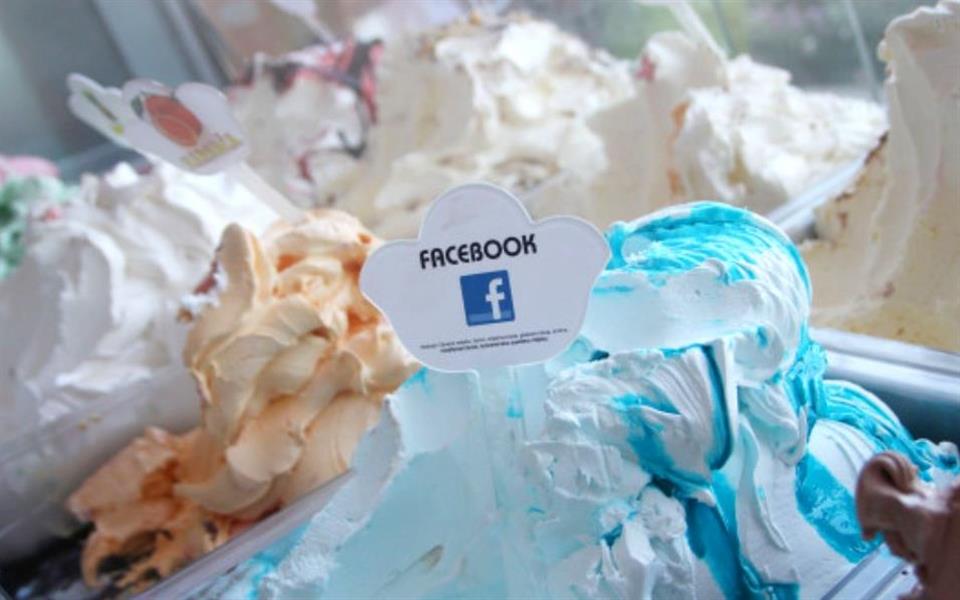 Sorvete sabor Facebook começa a ser vendido na Croácia
