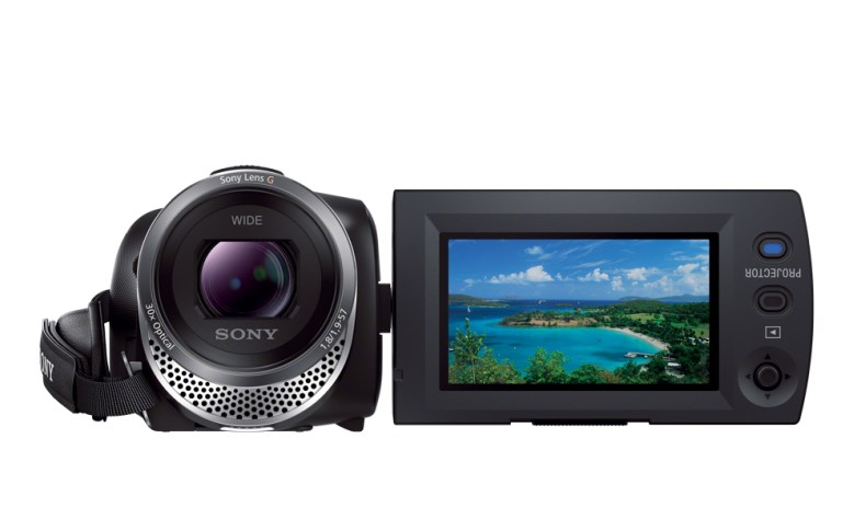 Sony anuncia lançamento de filmadora Full HD com projetor integrado