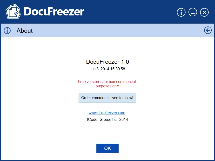 DocuFreezer 5.0.2308.16170 for mac download
