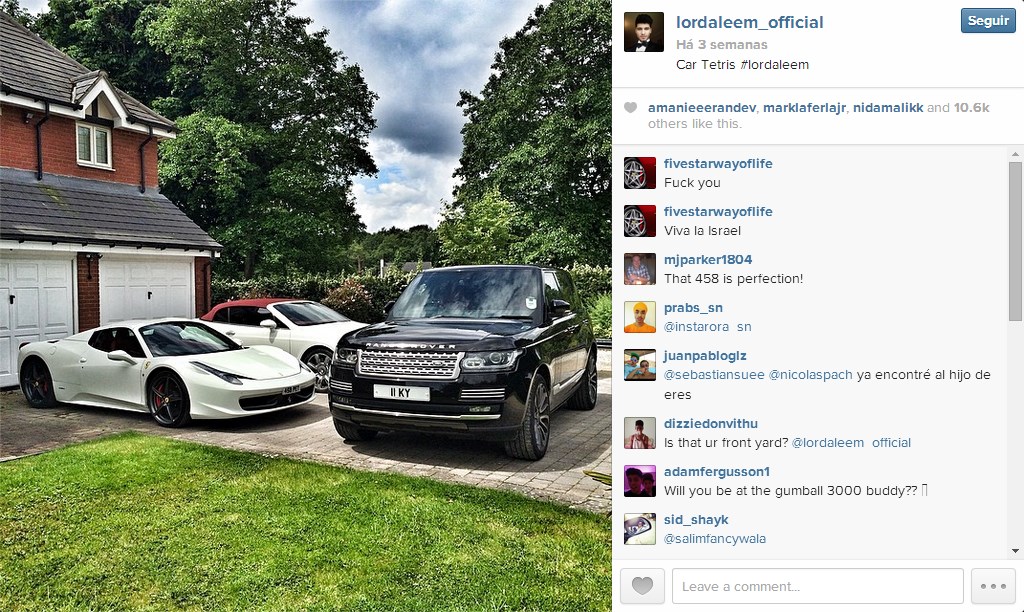 [Noticia] Jovem tem carros de luxo incendiados após exibir endereço no Instagram 27103807355139