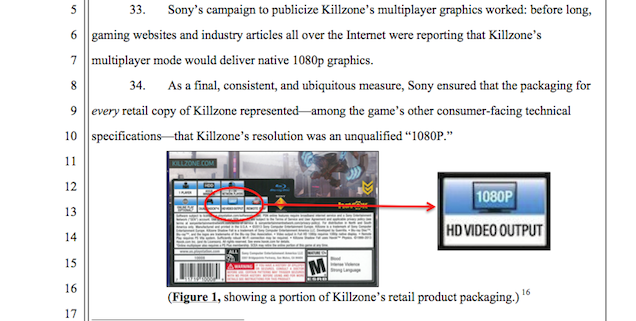 Sony é processada por não entregar resolução prometida para Killzone de PS4 07100802447075