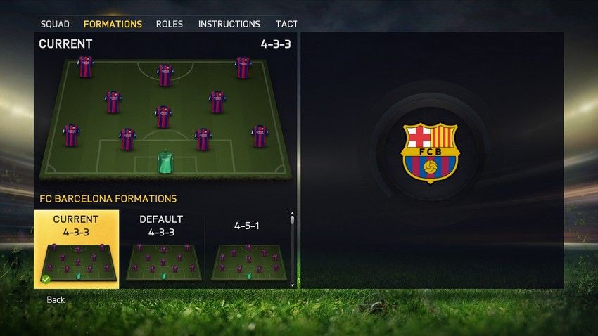 Imagens revelam a nova interface de gerenciamento de times de FIFA 15