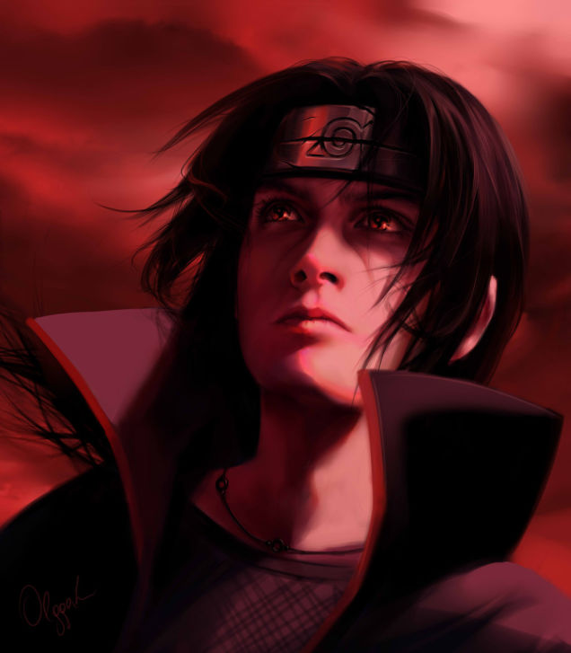 Naruto ganha pinturas realistas e extremamente sombrias