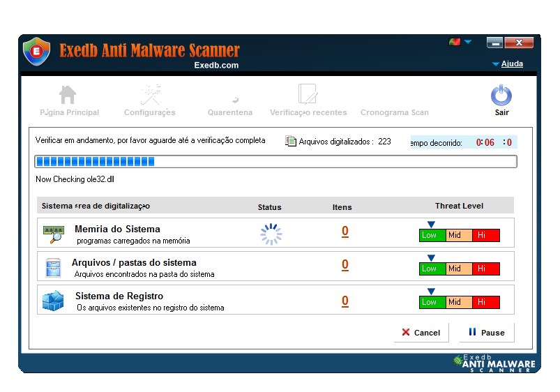 Exedb Anti Malware Scanner.