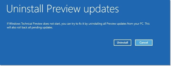 Como desinstalar o Windows 10 Technical Preview de seu computador 08094726934068