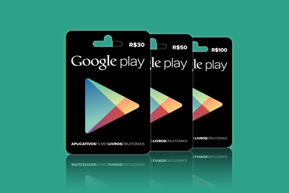 Cartão Google Play Brasil R Reais Playstore Android Card