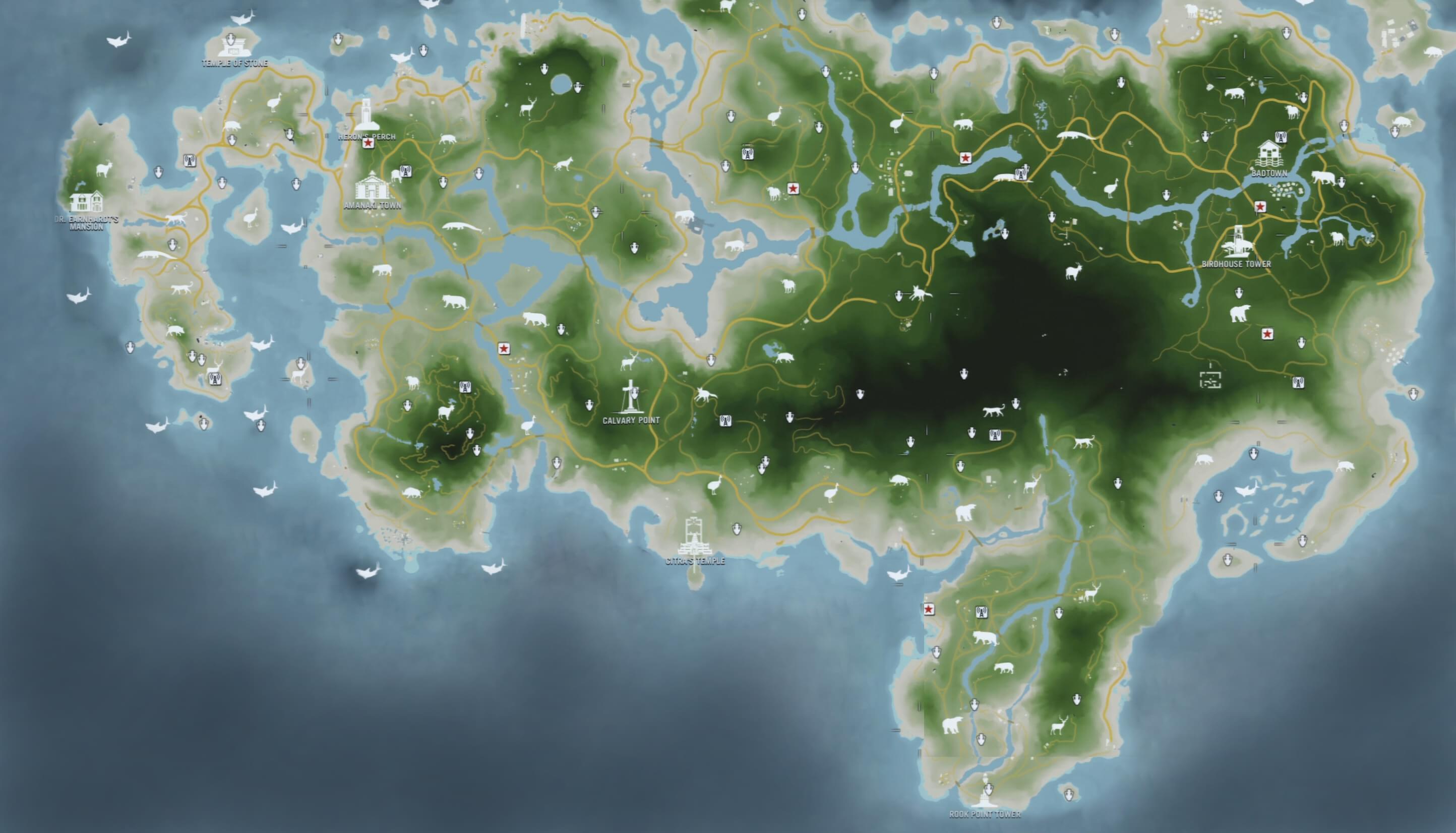 Vazou! Veja o gigantesco mapa de Far Cry 4 com animais, regiões e mais