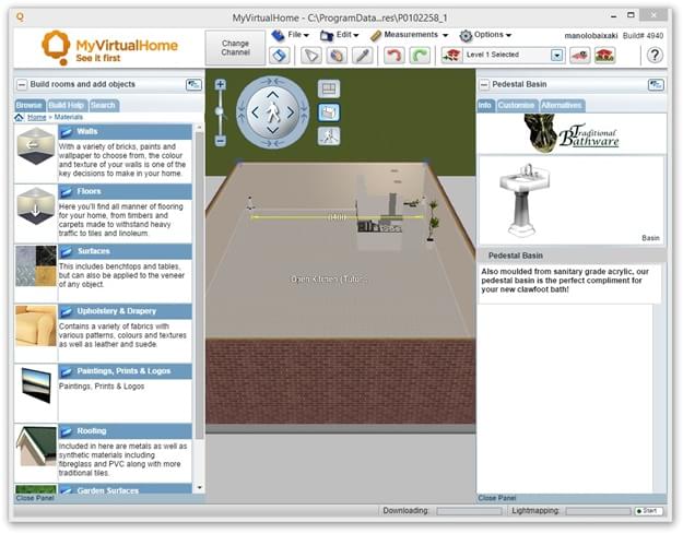Mudando o ângulo para tour virtual Mudando o ângulo para tour virtual