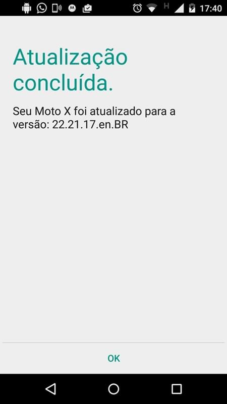 Android Lollipop já está disponível para o novo Moto X no Brasil